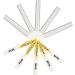 Healeved 20 Pcs White Lying Silkworm Pen Pencil Eyeshadow Stick White Eye Pencil Eye Shadow Pen Abs - Buy Online on GoSupps.com