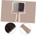 Minkissy 1pc Brown Barber Brush - Hair Salon Shaving Brush for Hair Cleaning & Styling | International Shipping Available - Buy Online on GoSupps.com