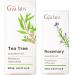 Tea Tree Oil for Skin (30ml) & Rosemary Oil for Hair Growth (10ml) Set - 100% Pure Therapeutic Grade Essential Oils Set - Gya Labs