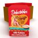 Hartz Delectables Squeeze Up Interactive Lickable Wet Cat Treats Chicken & Tuna 120 Count Chicken & Tuna 1 g (Pack of 120)