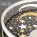 Buy Ahxiaozn LED Star Moon Ceiling Lamp for Kids | Dimmable Remote Control | 50cm White Bedroom Light | Perfect for Girls & Boys Rooms - Buy Online on GoSupps.com