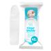 Baby Brezza Finger Shields - Mess Free Diaper Rash Cream Applicator - Keeps Fingers Nails 100% Clean - No More Cleaning Butt Paste Spatula. Perfect for Travel Newborn + Baby Shower Gifts 40CT