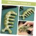 Fomiyes Jade Massage Comb - Acupuncture Handheld Massage Tool for Body Relaxation - 11.50x4.50cm Green Jade Design - Buy Online on GoSupps.com
