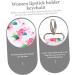 LIFKOME 2pcs Lipstick Rings Wristlet Keychain for Women - Stylish Car Key Fob Lip Balm Pendant Charm - Pink - Buy Online on GoSupps.com