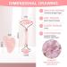 Uraqt Gua Sha & Facial Roller Set - Rosa Jade Stone Massager for Fine Lines & Glowing Skin | Perfect Valentine's Day Gift - Buy Online on GoSupps.com
