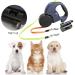 Buy Gobesty Double-Pulling Dog Leash - Retractable 3M Leash for Two Dogs with LED Light & Garbage Box | International Shipping - Buy Online on GoSupps.com