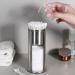 Fdit Cotton Swabs Holder | Stainless Steel Makeup Organizer Box | 2 Set Detachable Design for Cotton Swabs & Pads | Desktop Decoration - Buy Online on GoSupps.com