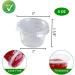 TashiBox 4 oz Plastic Portion Souffle Cups with Lids (100 Sets) - Clear Disposable Containers - Buy Online on GoSupps.com