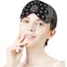 Black Paisley Sleep Mask for Women | Adjustable Eye Shades with Elastic Strap - Perfect for International Shipping - Buy Online on GoSupps.com