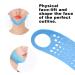V Shape Face Lifting Mask - Double Chin Reducer & Facial Tightening Band | Slimming Silicone Lip Exerciser - Buy Online on GoSupps.com
