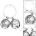 Luckious Brand 3 Set Loud Cat and Dog Bells - Pet Tracker Bells Dog Bells for Collar Pet Tracker Silver - Buy Online on GoSupps.com