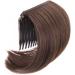Bangs Hair Clip Synthetic Bangs 4" Short Thick Hairpieces Adding Extra Hair Volume Clip in Hair Extensions Straight Hair Up Comb False Hair Accessories for Women Bangs Clip in Hair (Color : 2-30) - Buy Online on GoSupps.com