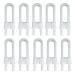 Safety Lock 10 Pcs Proof Safety Locks for Cabinet Locks U-Shaped for Cupboard Kitchen Bathroom StorageDrawers Cupboard Doors.