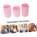 iPetboom Travel Toothbrush Storage Box & Toothpaste Case - Pink Raccoon Holder 20.5x6cm - Perfect for Outdoor Adventures & International Shipping - Buy Online on GoSupps.com