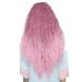 Buy Long Pink & Blue Curly Wigs for Ladies Brazilian Straight Hair | Perfect for 50s 60s 70s and 80s Parties - International Shipping Available - Buy Online on GoSupps.com