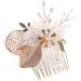FRCOLOR 1PC Hair Comb Clip Wedding Hair Comb Women Hair Accessory Bridal Hair Comb Crystal Rhinestone Hair Pin Bridal Comb crystal hair comb Bride Insert Comb Miss hair accessories leaf - Buy Online on GoSupps.com