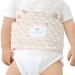 Baby Colic and Gas Relief - Cassia Seed Heated Tummy Wrap Baby Heating Pad Swaddle Belt Relieves and Soothes Gas Bloating and Upset Stomach (Beige)