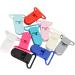 10 Colorful Nylon Trousers Clips with Buckle-Fix Lock - Durable Schnabel-Schling Clips for Metal Pacifier Suspension - Buy Online on GoSupps.com