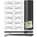 Eyebrow Stamp Eyebrow Stamp Kit Eyebrow Powder Stencil Razor Brush Hairline shadow Makeup Tool Style3 - Buy Online on GoSupps.com