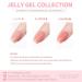 Vishine 4Pcs Jelly Nude Pink Milky White Rose Gel Nail Polish Set - French Manicure Kit 8ML - Buy Online on GoSupps.com