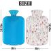 2L Floral Hot Water Bottle - Pain Relief & Bed Warmer | Spring & Summer Design - Buy Online on GoSupps.com