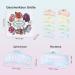 Kaition Luxurious Set: 8 Stylish Non-Slip Hair Clips for Thick Hair - 9cm Large Clips in Exquisite Gift Box (Pattern-C) - Ideal for Every Hairstyle - Buy Online on GoSupps.com