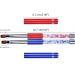 Buy Oval & Flat UV Gel Nail Brush Set | Rhinestone Handle | Professional Multicolor Nail Art Tools for Salon & DIY - Buy Online on GoSupps.com