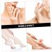 Beavorty 2 Pairs leather horn boots Wax Bath Hand Mitts remover socks Paraffin Wax Bath Gloves removal moisturizing spa socks polish peel white man Polyester lining lotion 16x25cm White - Buy Online on GoSupps.com