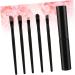 MUSISALY 5pcs Eyeshadow Brush with Case Cosmetic Tools Liner Brush for Eyes Eyeshadow Brush Kit Black - Buy Online on GoSupps.com
