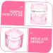 SOESFOUFU Glass Jar Nail Art Brush Cup Pink Crystal Glass Heart-shaped Manicure Tools Acrylic Nails 5.70X5.40X5.40CM Pink - Buy Online on GoSupps.com