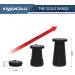 KMANDLU Upgraded Folding Camping Stool with Seat Cushion - Lightweight & Portable Telescoping Stool for Camping, Fishing, Hiking, Travel - Adjustable Plastic Stool - Max Load 405 lbs - Black - Buy Online on GoSupps.com