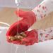 Dishwashing Brush Gloves Reusable Cleaning Scrubber Gloves with brush Strawberry motifs Cleaning Gloves for Dishes Housework - Buy Online on GoSupps.com