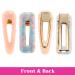 Cridoz 12 Pcs Acrylic Resin Hair Barrettes Clips - Women's Hair Accessories - Buy Online on GoSupps.com