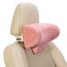 Rokehr Car Seat Neck Pillow Adjustable Memory Foam Support Headrest Ergonomic Design Breathable Soft Comfortable Driver Passenger -Pink Pink-1