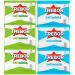 Chewy Mint Bundle With Trebor Softmints Peppermint Mints 4 Rolls 179g x3 and Spearmint Mints 4 Rolls 179g x3 (6 Pack)