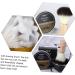 Fomiyes Men's Shaving Set - 2 Sets of Stainless Steel Foam Shell Hairdresser Dust Brush and Bowl | Perfect for Professional Grooming | Black - Buy Online on GoSupps.com