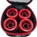 Bont Skates Quad Roller Skate Wheel Bag Holder - Black/Pink - Fits 8 Wheels - Buy Online on GoSupps.com