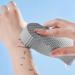 Exfoliating Bath Sponge - Soft Reusable Shower Brush for Dead Skin Removal - Gray Adult Bath Accessory - Buy Online on GoSupps.com