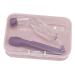 Contact lens-tool set for inserting and removing with soft silicone shovels tweezers for trips and at home multifunctional PL medium