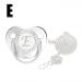 Buy Night Schnuller Baby Comfort Pink Strass Pacifier with Chain Clip for Newborns | International Shipping - Buy Online on GoSupps.com