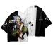 Game Genshin Impact Cosplay Razor Haori 2022 3D Printing Kimono Cloak for Genshin Impact Fans Black 4XL