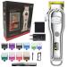 Professional Hair Clippers | IPX7 Waterproof Cordless Barber Trimmer Kit | Powerful Adjustable Electric Hair Clipper Set - Buy Online on GoSupps.com