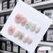 Removable and wearable nail art French Almond Ombre Handmade Press On Nails Long Acrylic False Nail Tips InNail (Color : 29193 Size : S)