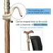 Cane Freely Bending Holder - Universal Walking Stick Portable Hook Crutch Reaching Accessories for Attaching Cane to Chair Walker Scooter 4 Pcs - Buy Online on GoSupps.com