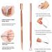 Cuticle Trimmer with Cuticle Pusher - Cuticle Remover Cuticle Nipper Professional Stainless Steel Cuticle Cutter Clipper Durable Pedicure Manicure Tools for Fingernails and Toenails (pink) - Buy Online on GoSupps.com