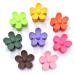 8PCS Acrylic Flower Hair Claw Clips for Women Nonslip Pastel Floral Shaped Hair Catch Barrettes Strong Hold Hair Jaw Clamp Hair Accessory Styling Hair Clips for Thick Thin Hair