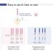 Buy 50 Pack CheckYo Ovulation and Pregnancy Test Strips Combo | 40 LH & 10 hCG Tests | Accurate Fertility Tests with 50 Collection Cups | International Shipping Available - Buy Online on GoSupps.com