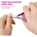 Buy Professional Stainless Steel Nail Skin Pliers & Cuticle Scissors - Purple Manicure & Pedicure Set for Ingrown Toenails - Buy Online on GoSupps.com