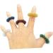 Magiclulu 36 Stk Spiky Finger Rings - Noiseless Acupressure Massage Toys for Kids | Finger Roller Massager Device - Buy Online on GoSupps.com
