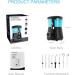 Buy Turewell Electric Mouth Shower IPX7 Waterproof Oral Irrigator with 10 Pressure Levels & 8 Nozzles | 600ml Interdental Cleaner for Home (Black) - Fast International Shipping - Buy Online on GoSupps.com